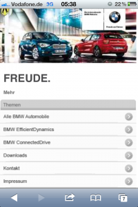 BMW Mobile Brand Portal