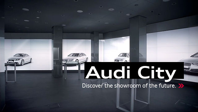 Audi City Metropolis Cyberstore in London (Quelle: Audi)