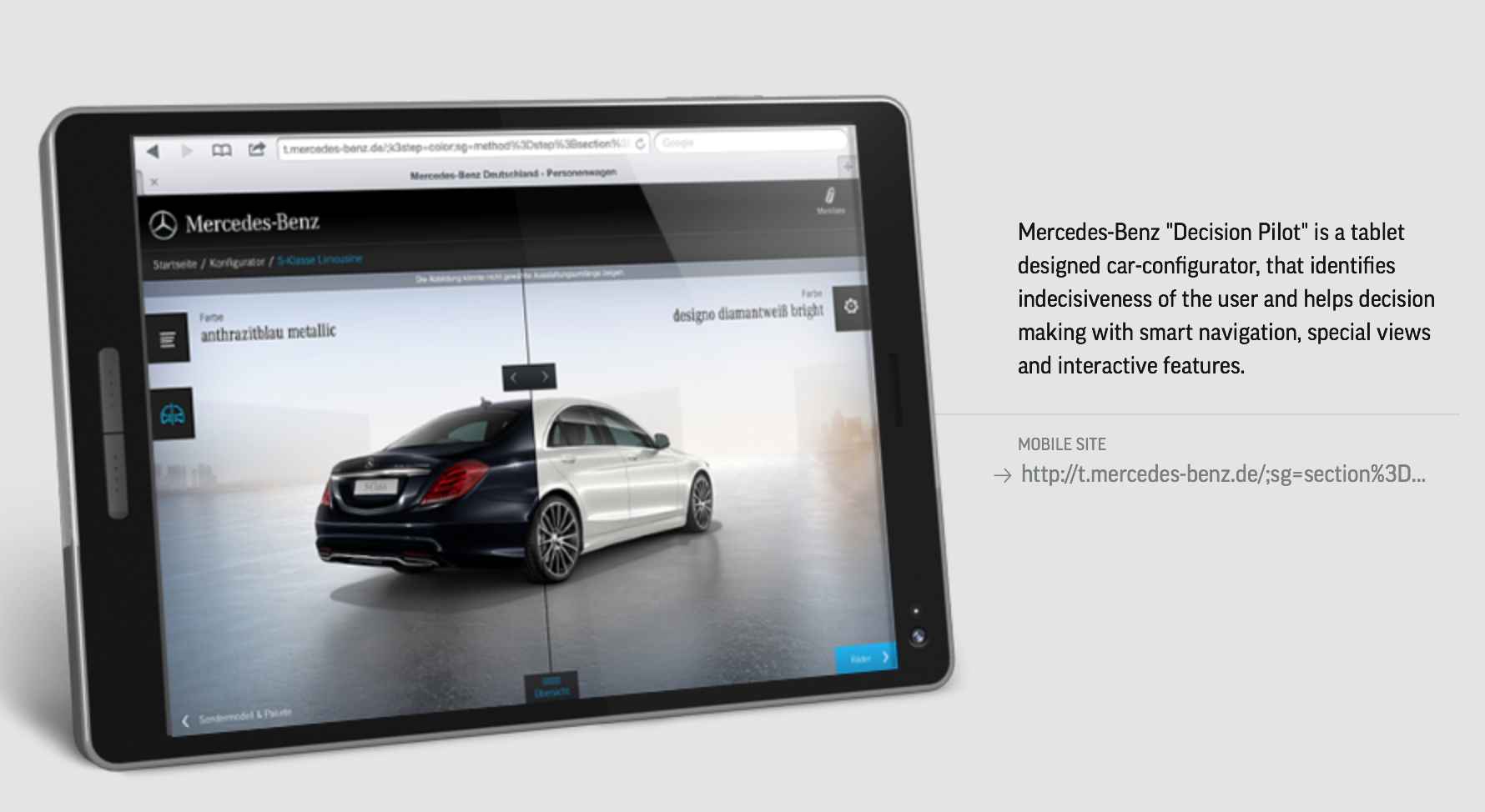 Mercedes-Benz Decision Pilot - MOBILE OF THE DAY by The FWA